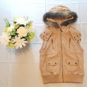 Faux Fur Utility Vest